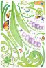 Butterflies and Ivy - X-Large Wall Decals Stickers Appliques Home Decor